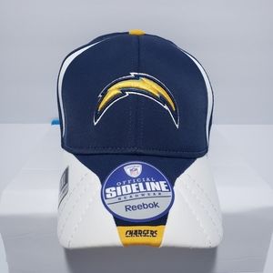 NEW NFL Reebok Unisex L-XL Blue White Yellow Cap Hat San Diego LA Chargers